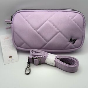 Lug Coupe XL Matte Luxe Sugarplum Icepop Quilted Crossbody Bag NWT